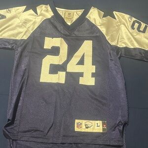 Blue and Silver NFL Jersey